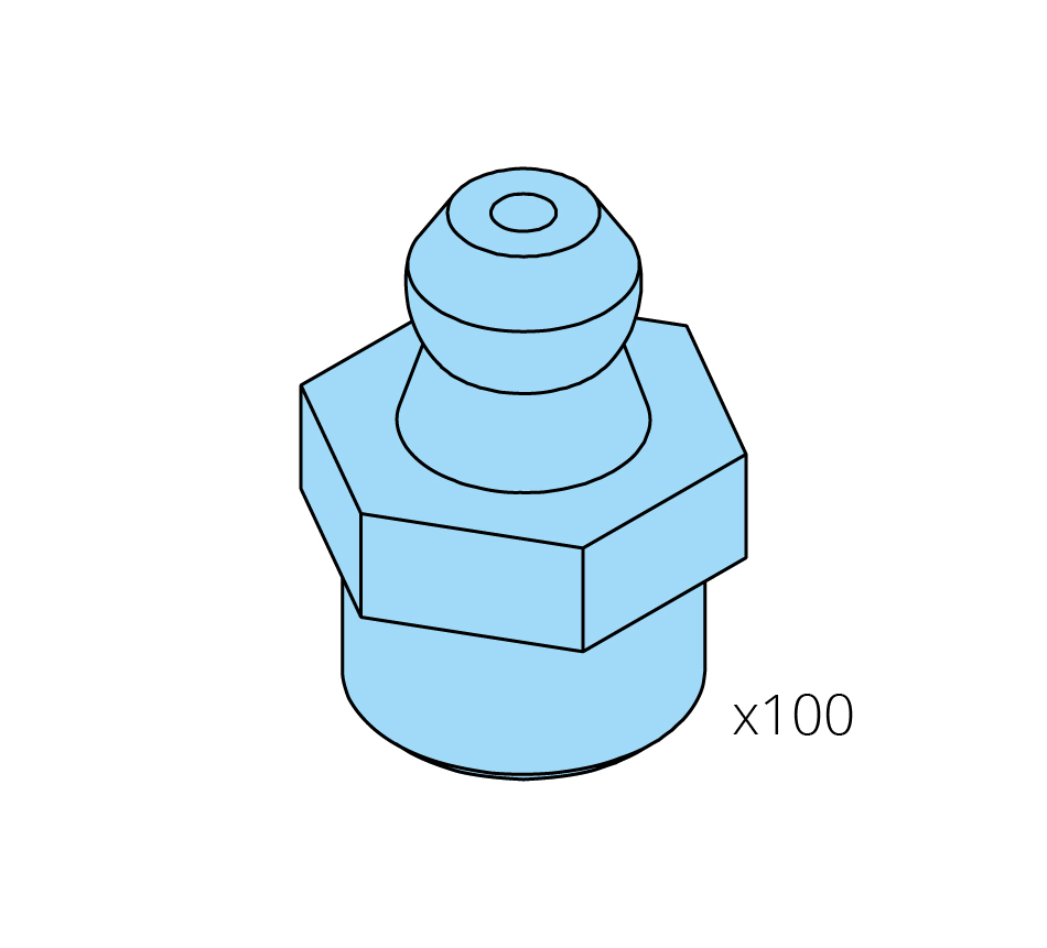Kegelschmiernippel, M10x1 keg