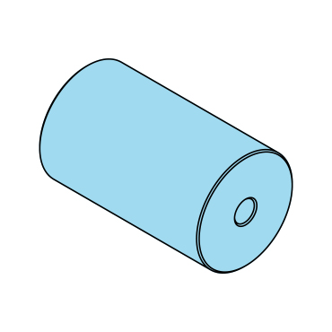 400021 - Polyamidrolle, 31-150-250mm - Übersicht