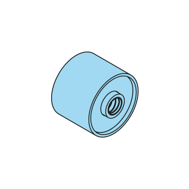 400350 - Stahlrolle, 40-159-120/130mm, Messingbuchse - Übersicht