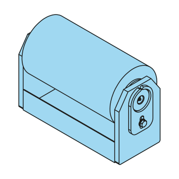 Vollmaterialrolle komplett