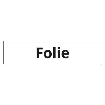 PVC Aufkleber Folie