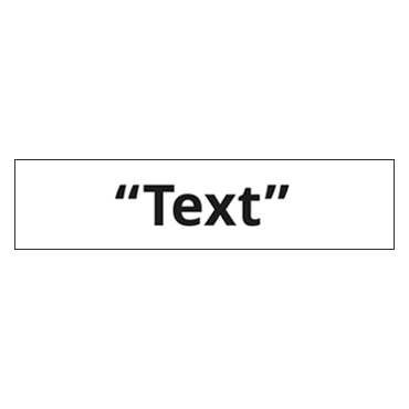 PVC Aufkleber Ihr Text